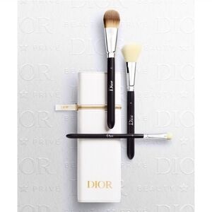 Dior Makeup Brush Set - Black and White